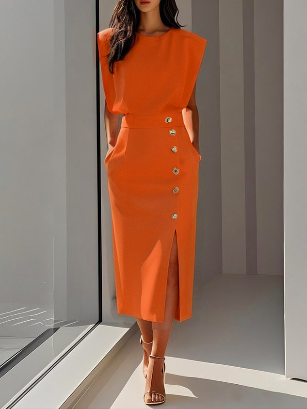 Aspen™ | Effortless Charm Midi Dress 9