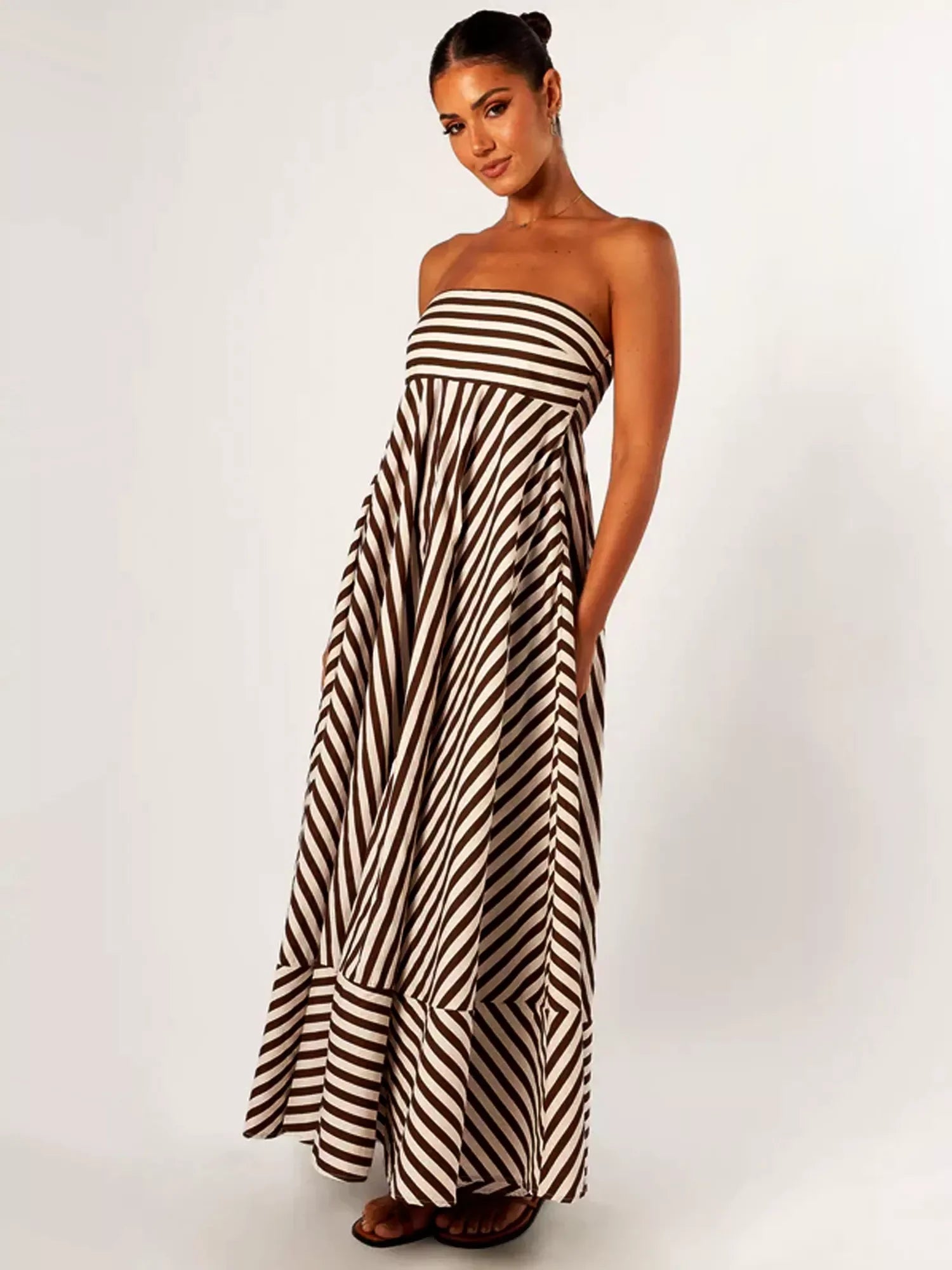 Claire - Strapless Maxi Dress 8