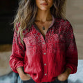 Rebecca™ | Bohemian Pattern Vintage Blouse 1