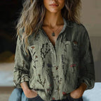 Rebecca™ | Bohemian Pattern Vintage Blouse 2