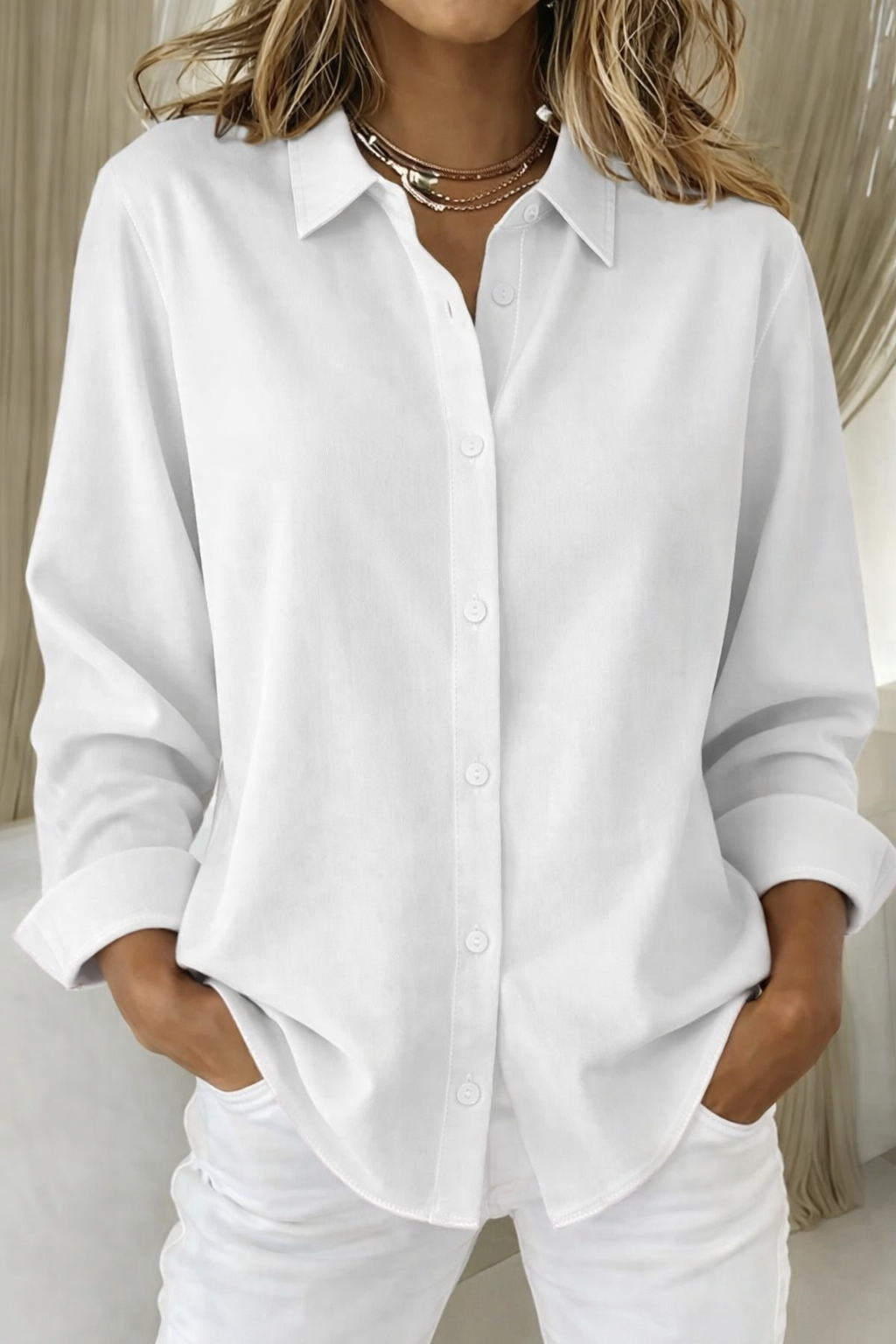 Sophie™ | Elegant Button Blouse 5