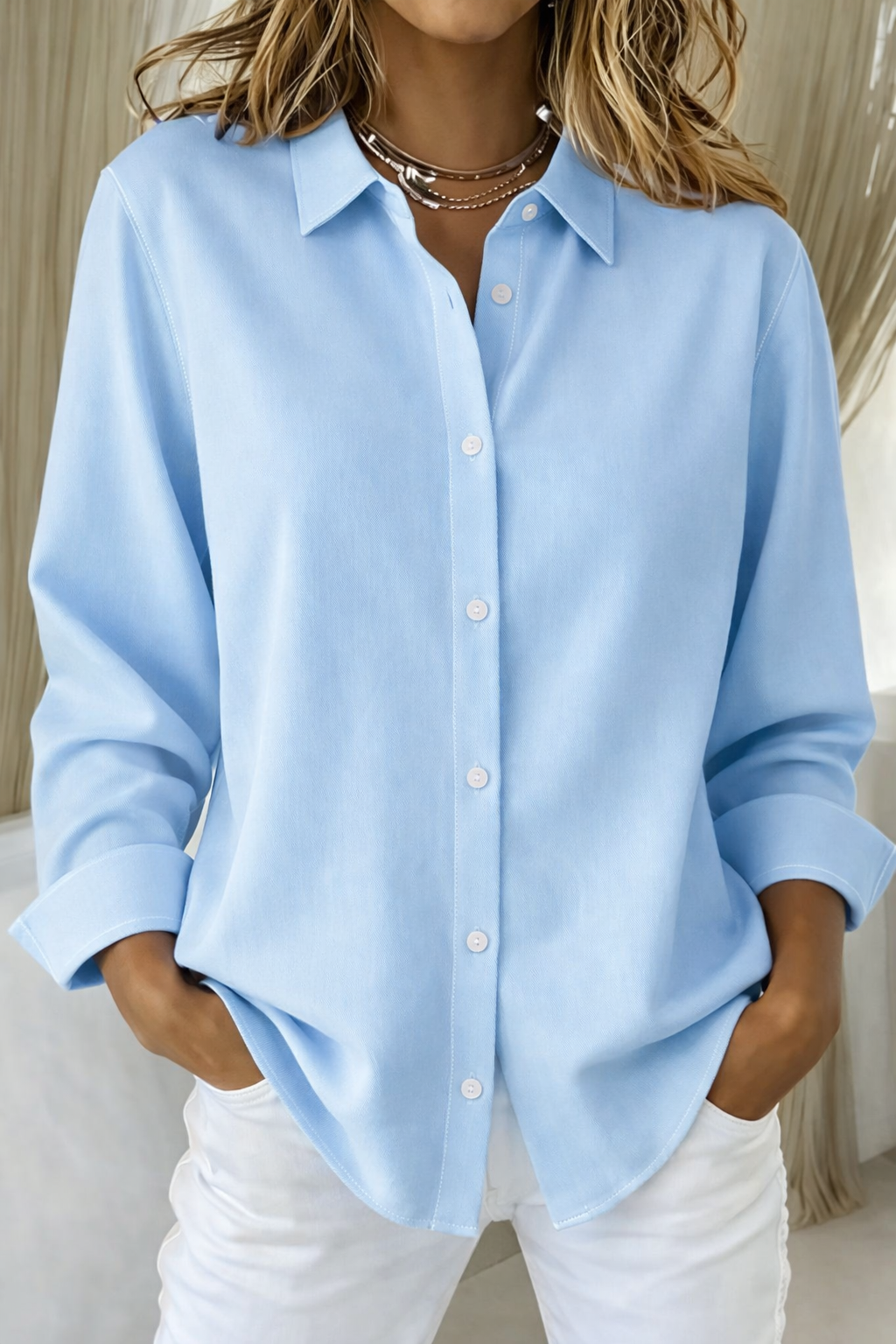 Sophie™ | Elegant Button Blouse 6