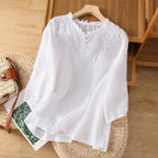Suzanne™ | Floral Button-Front Blouse 3