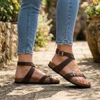 Women's Adjustable Strap Sandals with Contoured Sole 2