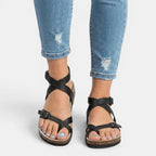 Women's Adjustable Strap Sandals with Contoured Sole 5