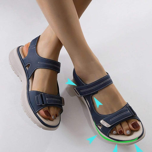 Women's Adjustable Walking Sandals with Cushioned Sole 2