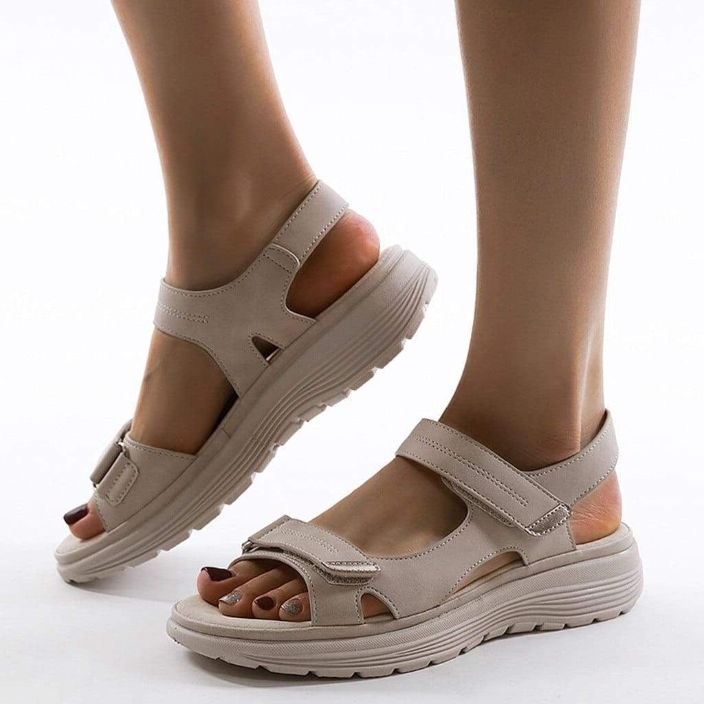 Women's Adjustable Walking Sandals with Cushioned Sole 4