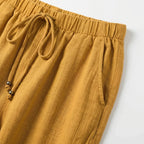 Women's Ankle Length Wide Leg Trousers with Drawstring Waist 16