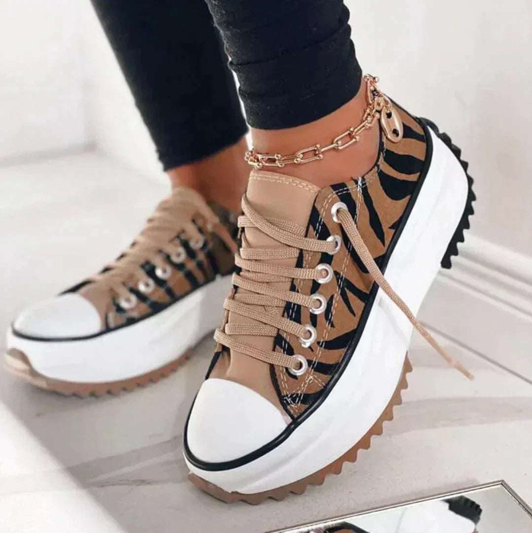 Women's Athletic Sneakers with Cushioned Sole and Lace-Up Closure 6