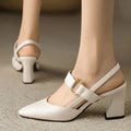 Women's Block Heel Pumps with Molded Footbed 2