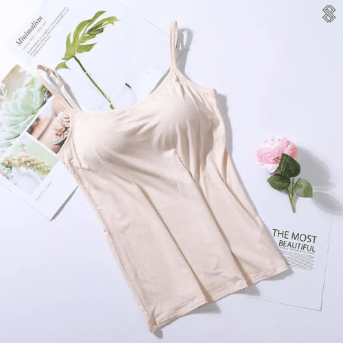 Women's Built-in Bra Tank Top with Seamless Design 10