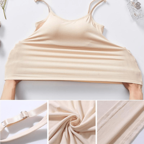 Women's Built-in Bra Tank Top with Seamless Design 3