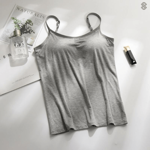 Women's Built-in Bra Tank Top with Seamless Design 8