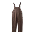Women's Canvas Bib Overalls with Adjustable Straps and Multiple Pockets 7