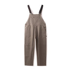 Women's Canvas Bib Overalls with Adjustable Straps and Multiple Pockets 9