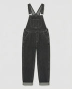 Women's Denim Cross-Back Dungarees with Adjustable Straps 2