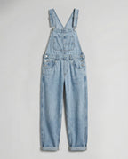 Women's Denim Cross-Back Dungarees with Adjustable Straps 6