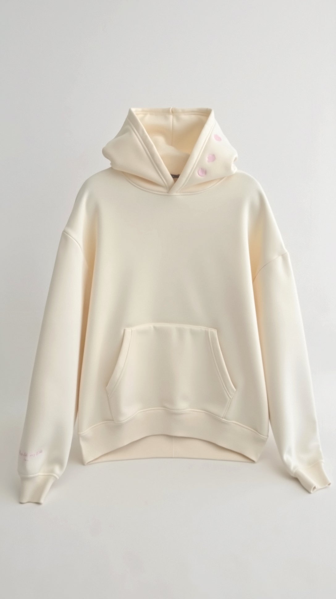 Women's Embroidered Hoodie with Tropical Back Design and Oversized Fit 12