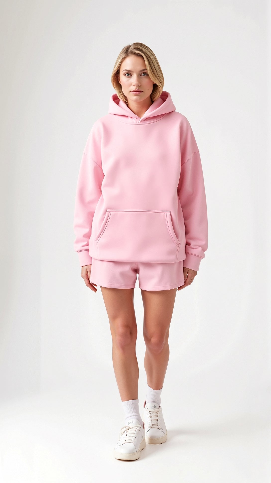 Women's Embroidered Hoodie with Tropical Back Design and Oversized Fit 13