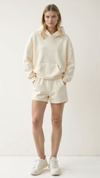 Women's Embroidered Hoodie with Tropical Back Design and Oversized Fit 9