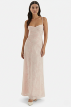 Women's Floral Print Maxi Dress with Adjustable Lace-Up Back Detail 2