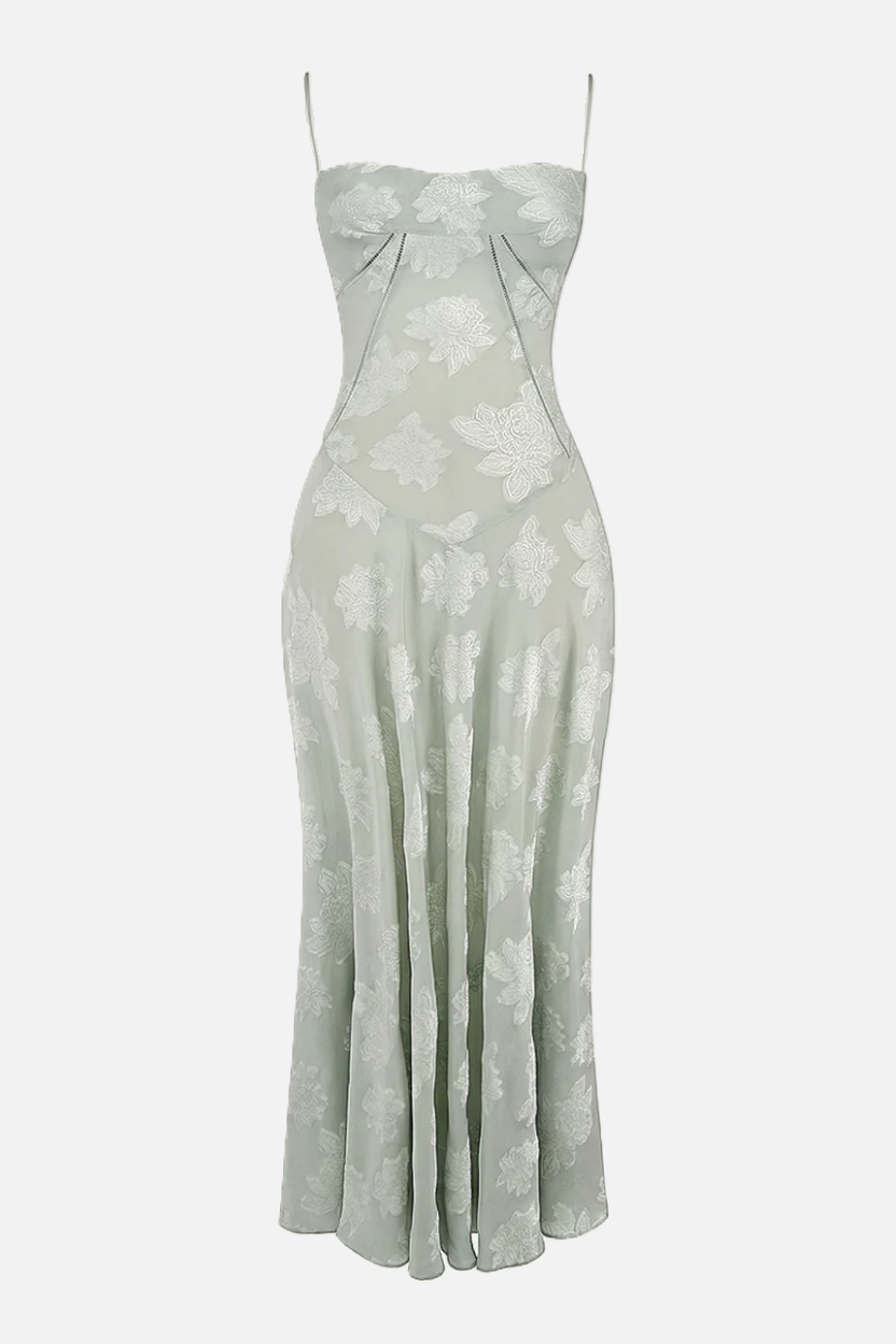 Women's Floral Print Maxi Dress with Adjustable Lace-Up Back Detail 25