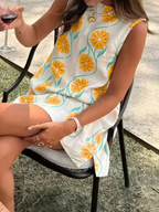 Women's Floral Sleeveless A-Line Dress 5