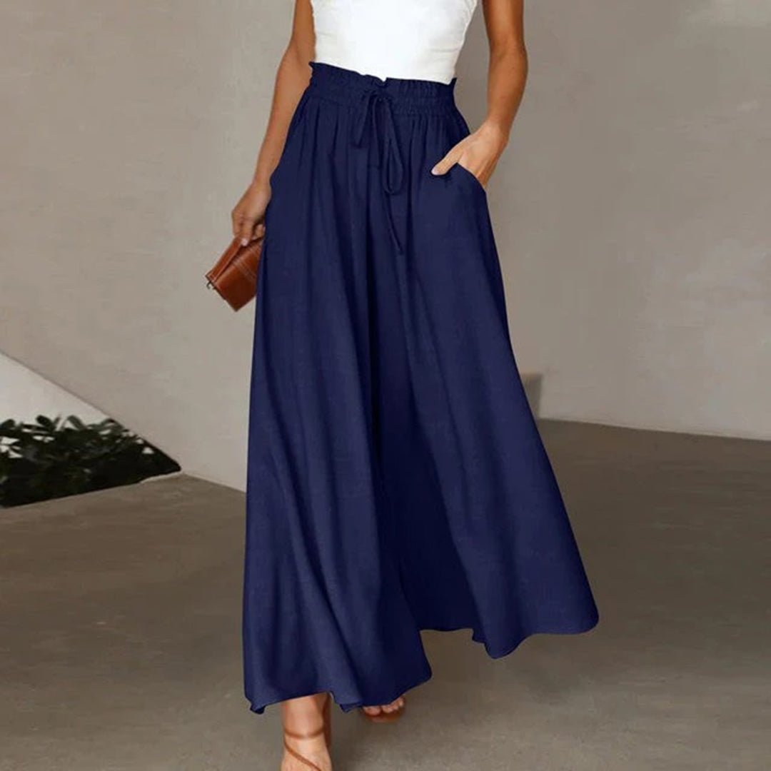 Women's Flowing A-Line Skirt with Mid-Length Hem 2