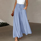 Women's Flowing A-Line Skirt with Mid-Length Hem 5