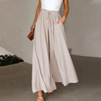 Women's Flowing A-Line Skirt with Mid-Length Hem 6