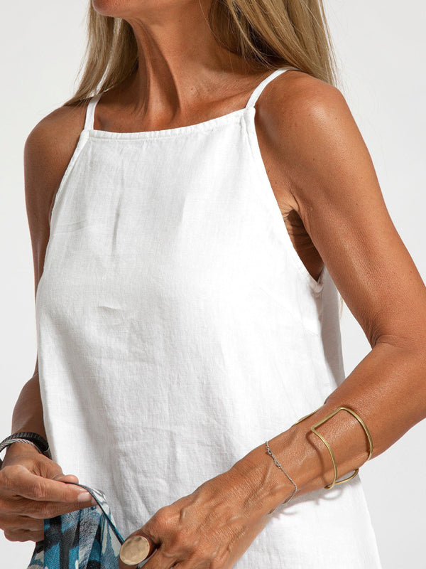 Women's Halter Neck Maxi Dress with Side Slit 10