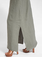 Women's Halter Neck Maxi Dress with Side Slit 4
