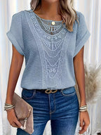 Women's Knitted Top with Textured Detailing 4