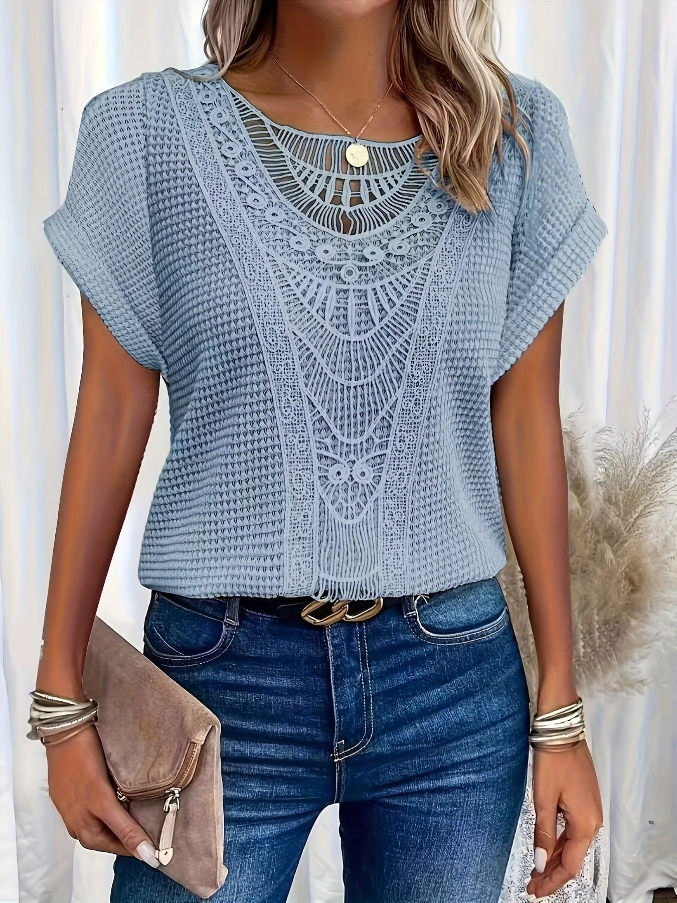 Women's Knitted Top with Textured Detailing 4