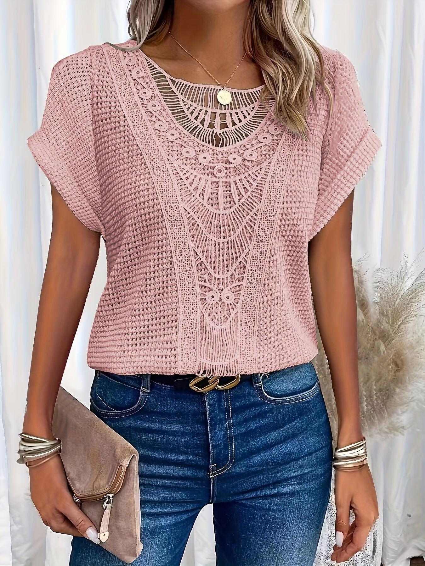 Women's Knitted Top with Textured Detailing 5