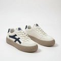 Women's Lace-Up Platform Sneakers with Low-Cut Design 1