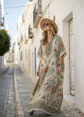 Women's Lightweight Bohemian Kaftan Maxi Dress with Loose Fit 1