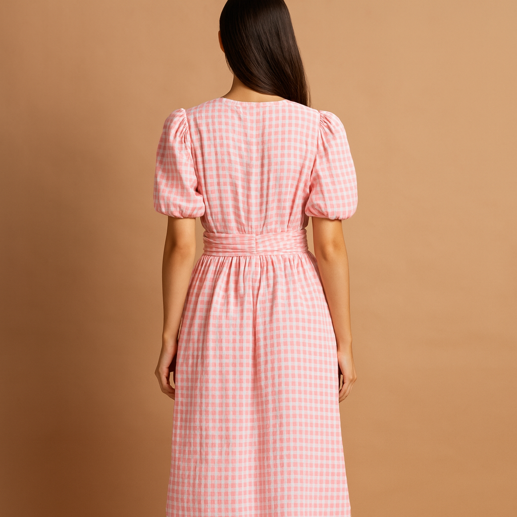 Women's Long Sleeve Button-Down Maxi Dress 6