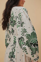 Women's Long Sleeve Maxi Dress with Print 9