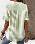 Women's Loose Fit Long Sleeve Printed Blouse with Tunic Length 2