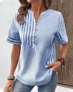 Women's Loose Fit Long Sleeve Printed Blouse with Tunic Length 9