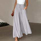 Women's Maxi A-Line Skirt with Elastic Drawstring Waistband 3