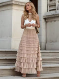 Women's Maxi Tulle Skirt with Elastic Waistband 2