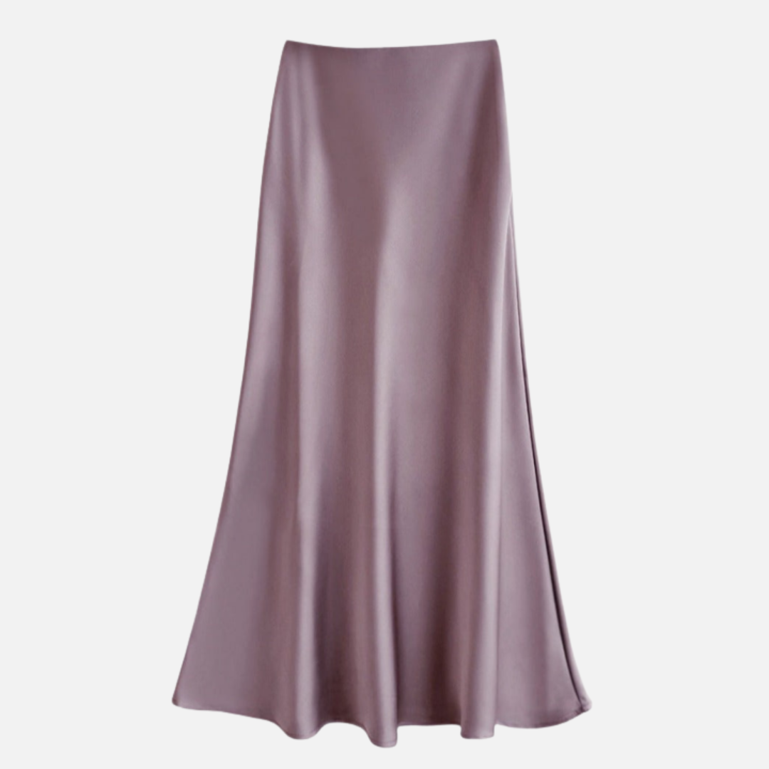 Women's Midi Skirt with Elastic Waistband 10