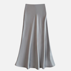 Women's Midi Skirt with Elastic Waistband 11