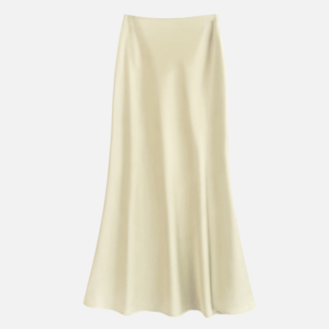 Women's Midi Skirt with Elastic Waistband 7