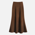 Women's Midi Skirt with Elastic Waistband 9