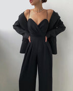 Women's Multi-Strap Jumpsuit with Adjustable Straps 2