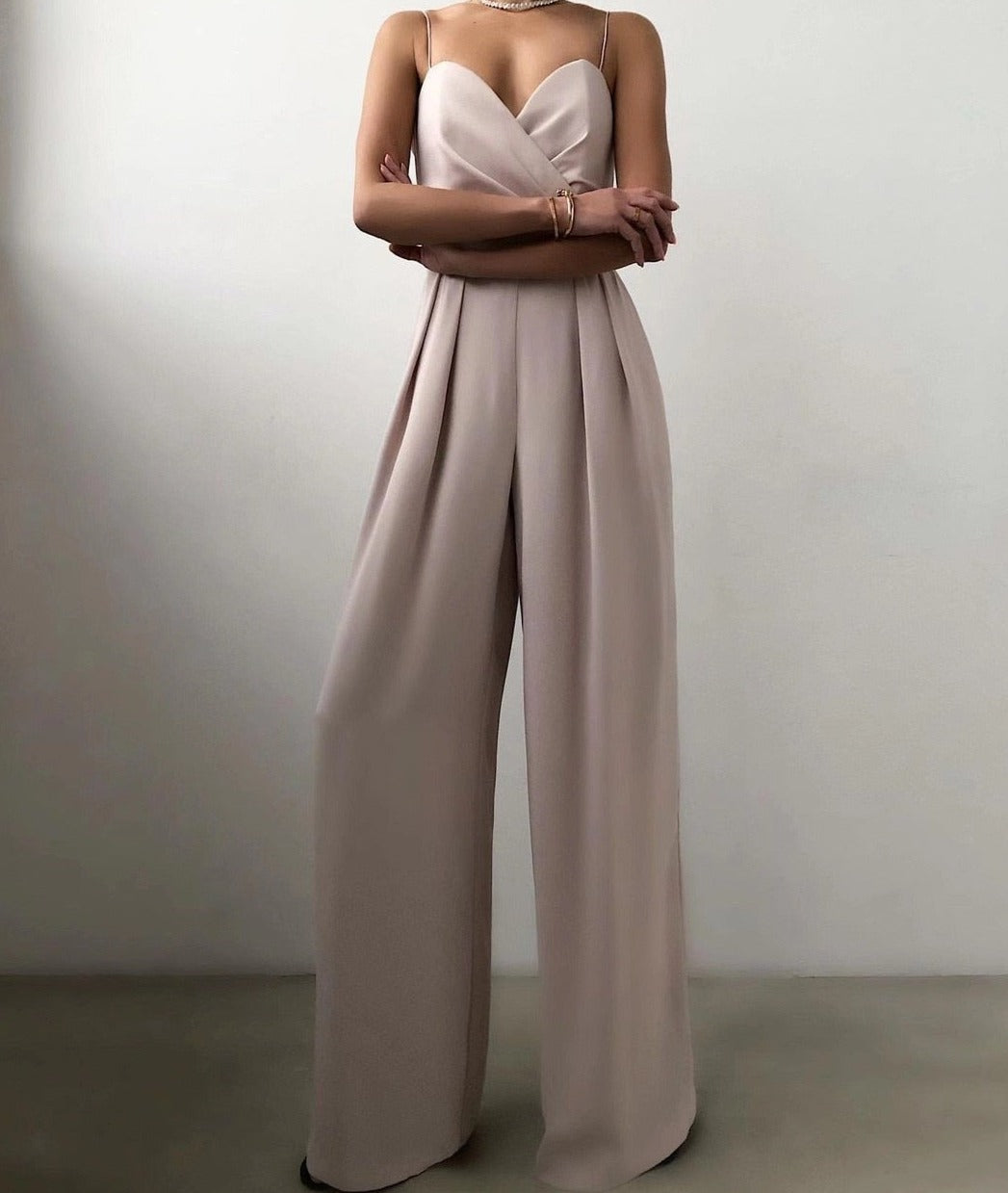 Women's Multi-Strap Jumpsuit with Adjustable Straps 6
