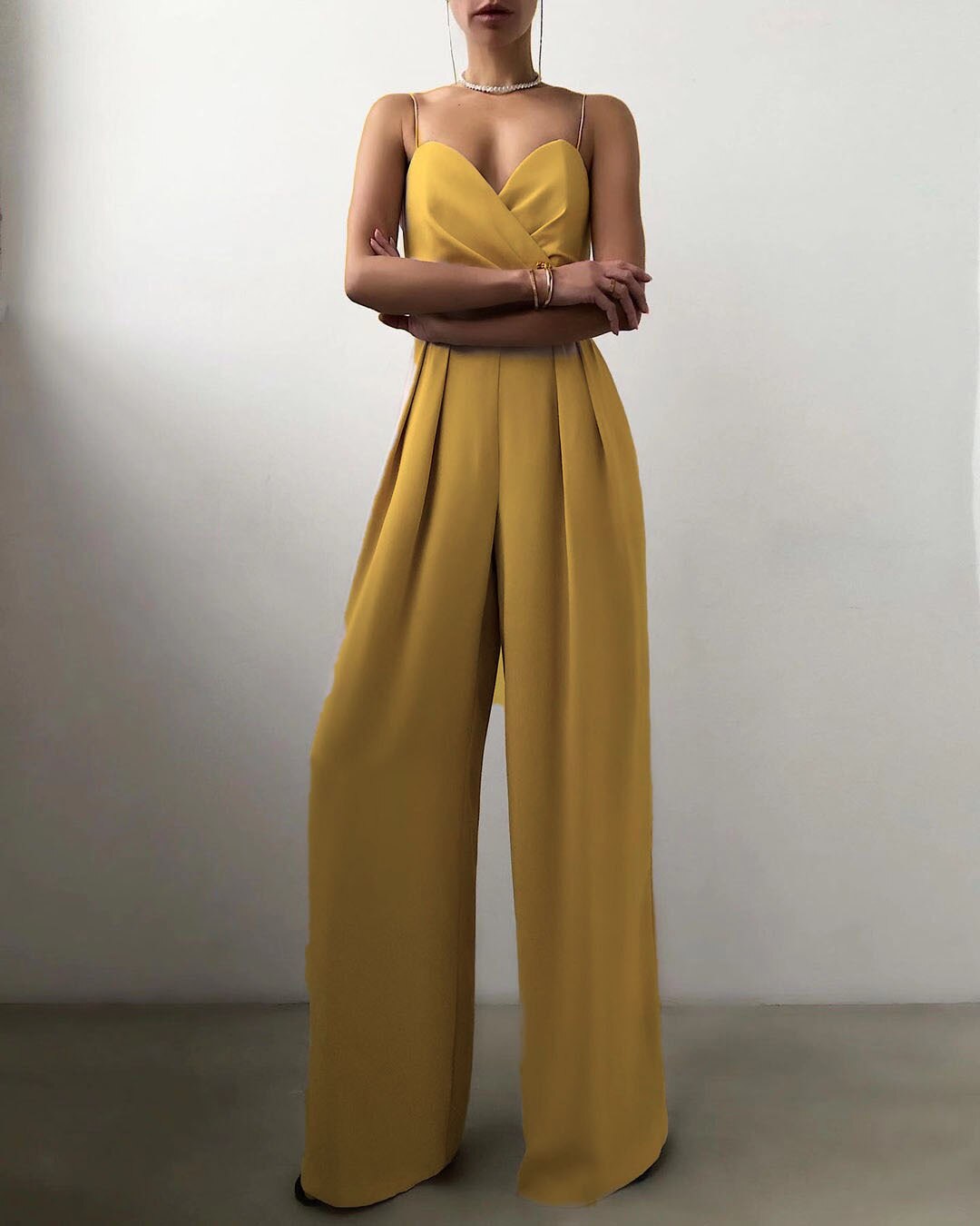 Women's Multi-Strap Jumpsuit with Adjustable Straps 8